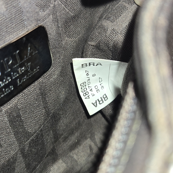 Furla Brown Bow Clutch/Crossbody Bag - Picture 11 of 12